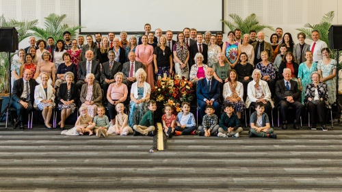 a group of people keeping the Feast of Tabernacles