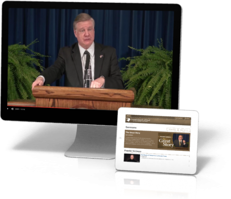 Sermons Screen and iPad